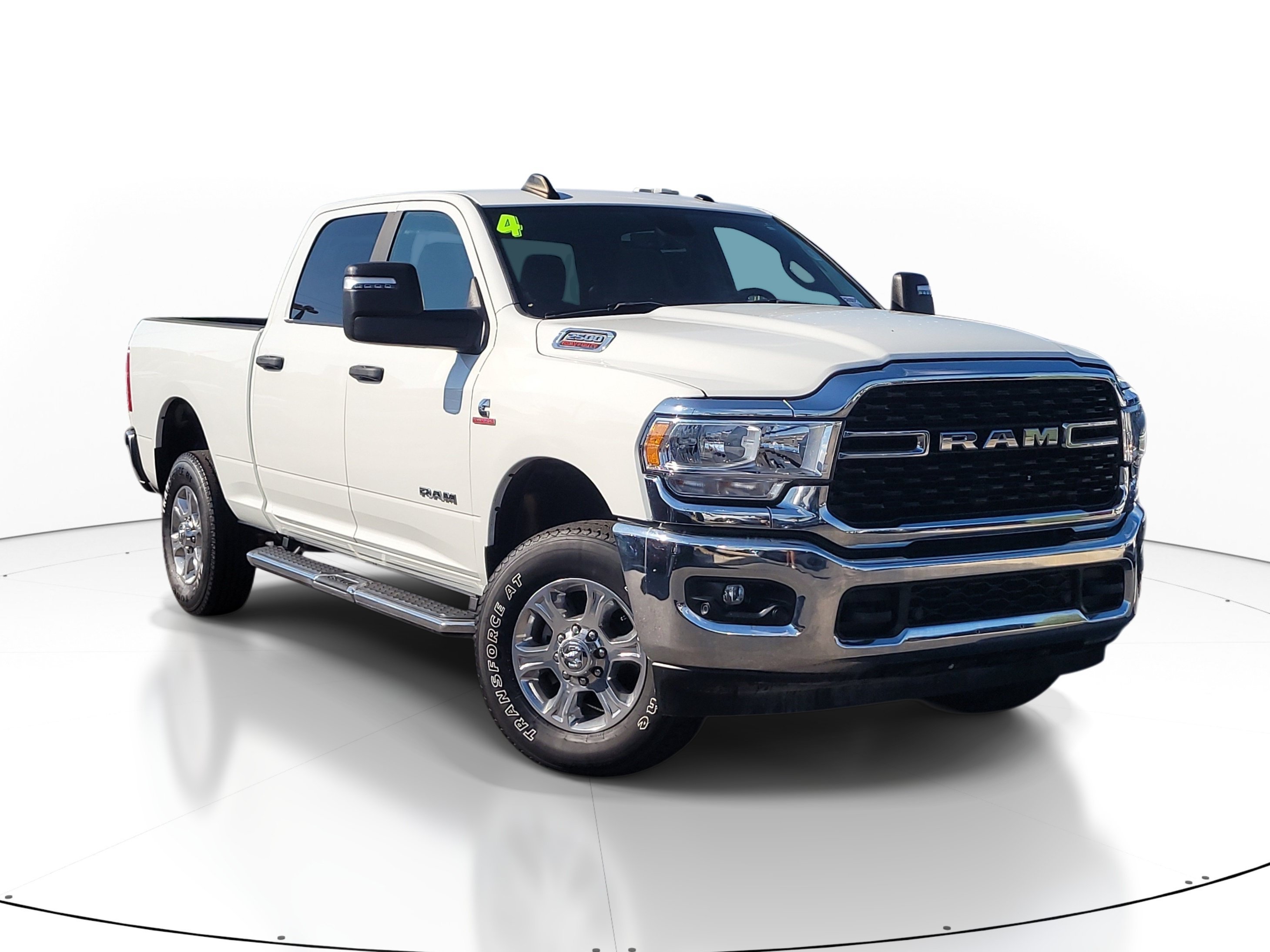 Used 2024 Bright White Clearcoat Ram Big Horn image 1