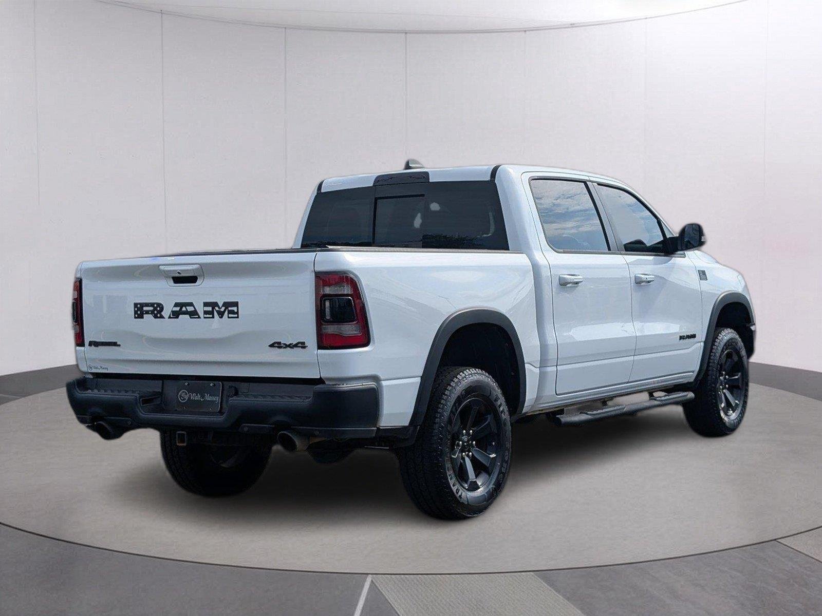 Used 2021 Bright White Clearcoat Ram Rebel image 7