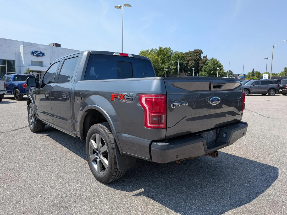 Used 2017 Grey Ford 4WD SuperCrew 145" Lariat image 9