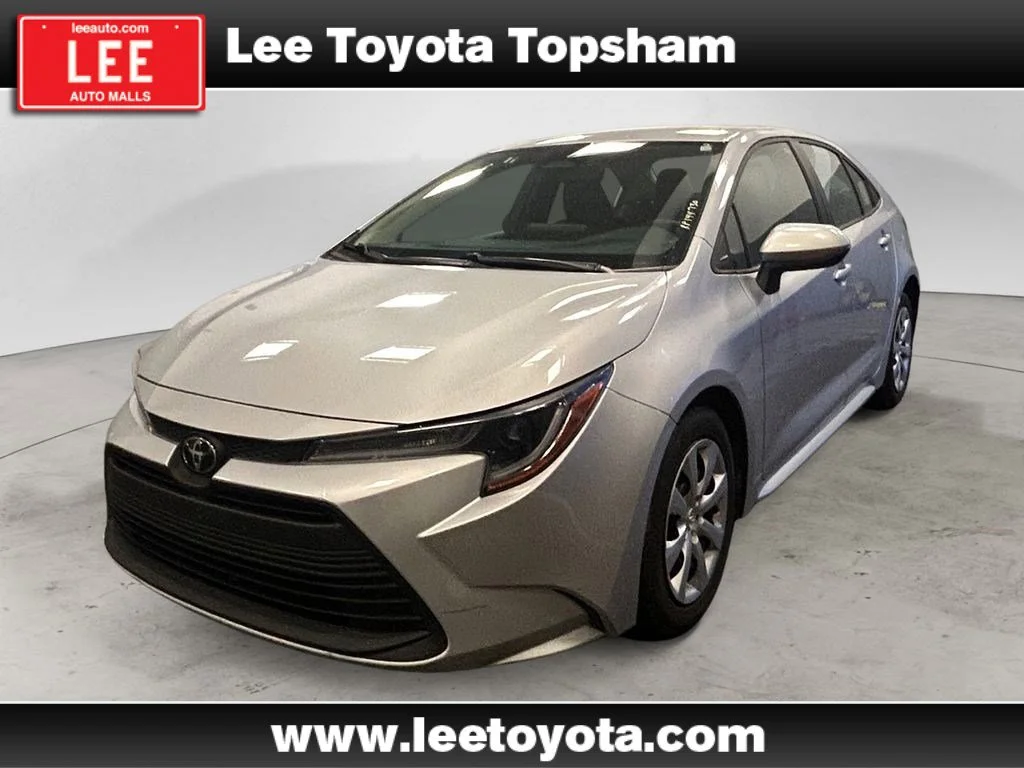 Used 2024 Classic Silver Metallic Toyota LE image 1