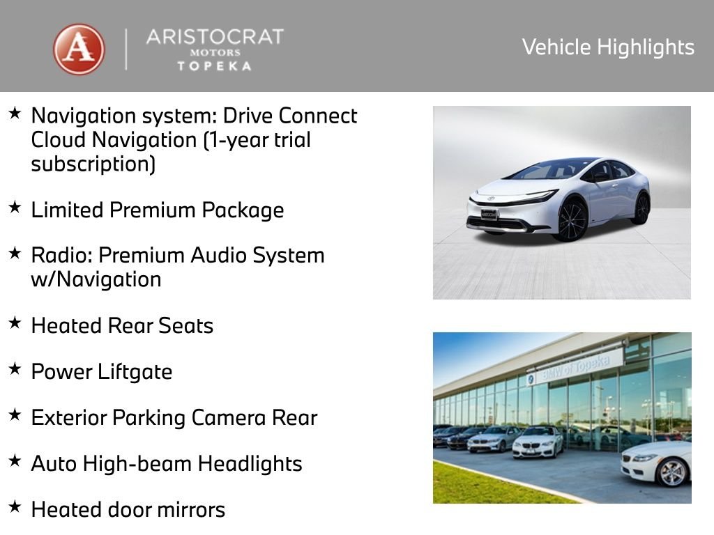 Used 2024 Toyota Prius Limited with VIN JTDADABU6R3017962 for sale in Kansas City