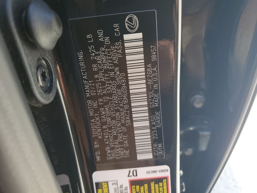 Used 2021 Black Lexus 350 image 24