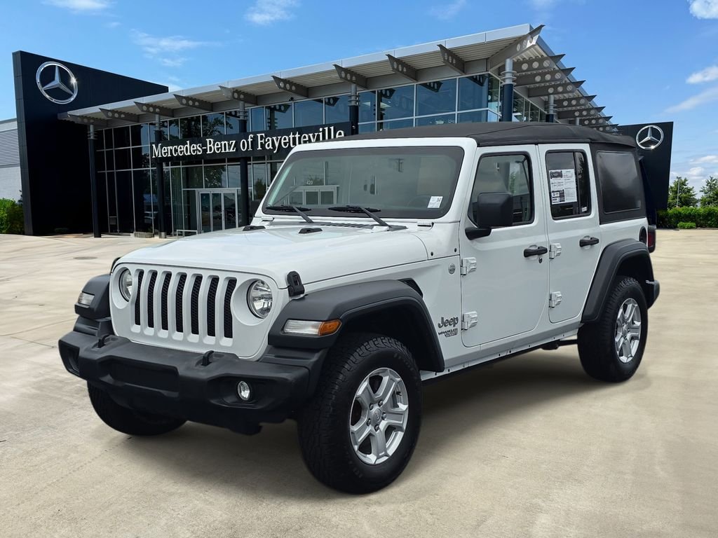 Used 2019 White Jeep Unlimited Sport S image 1