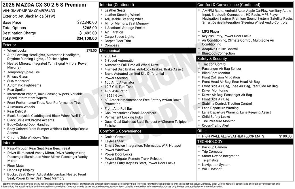 2025 Mazda CX-30 Premium - Photo 7