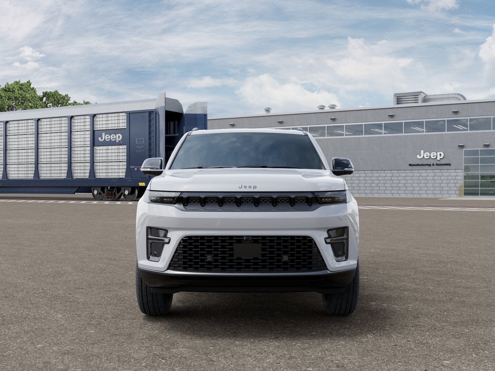 New 2026 Bright White Clear-Coat Exterior Paint Jeep Grand Wagoneer image 6