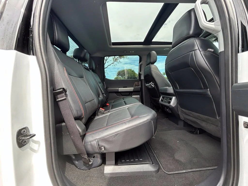 Used 2024 Oxford White Ford LARIAT LIFTED BLACK WIDOW PKG image 35