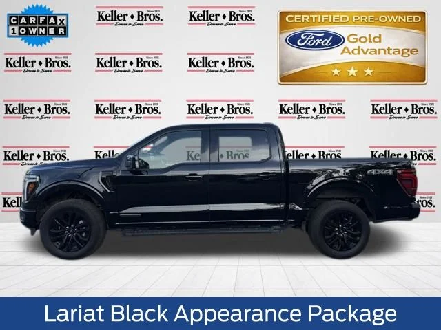 Certified Used 2025 Black Ford Lariat 5.5ft Bed image 4