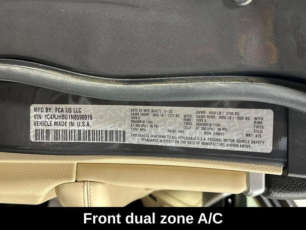 Used 2022 Baltic Gray Metallic Clearcoat Jeep Limited image 19