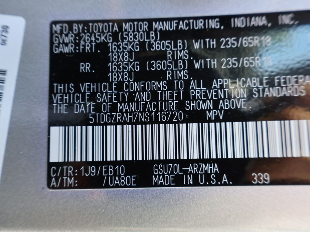 Used 2022 Silver Toyota XLE image 35