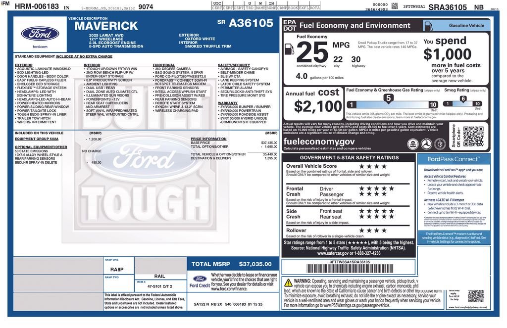 2025 Ford Maverick Lariat - Photo 29