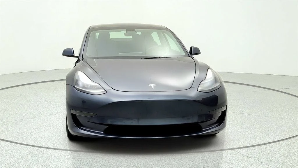 Used 2023 Midnight Silver Metallic Tesla RWD image 2