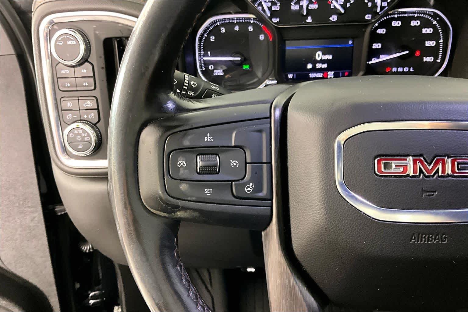 Used 2021 EBONY TWILIGHT METALLIC GMC AT4 image 23