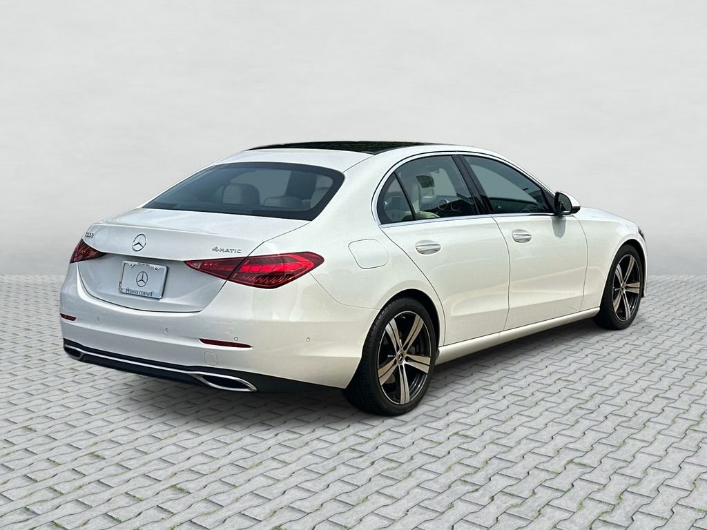 Certified Used 2024 MANUFAKTUR Moonlight White Metallic Mercedes-Benz C 300 image 5