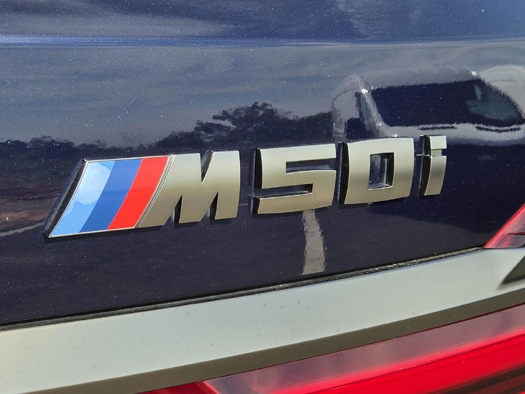 Used 2022 Tanzanite Blue II Metallic BMW M50i image 45