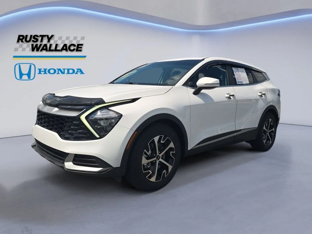 Used 2023 Glacial White Pearl Kia EX image 1