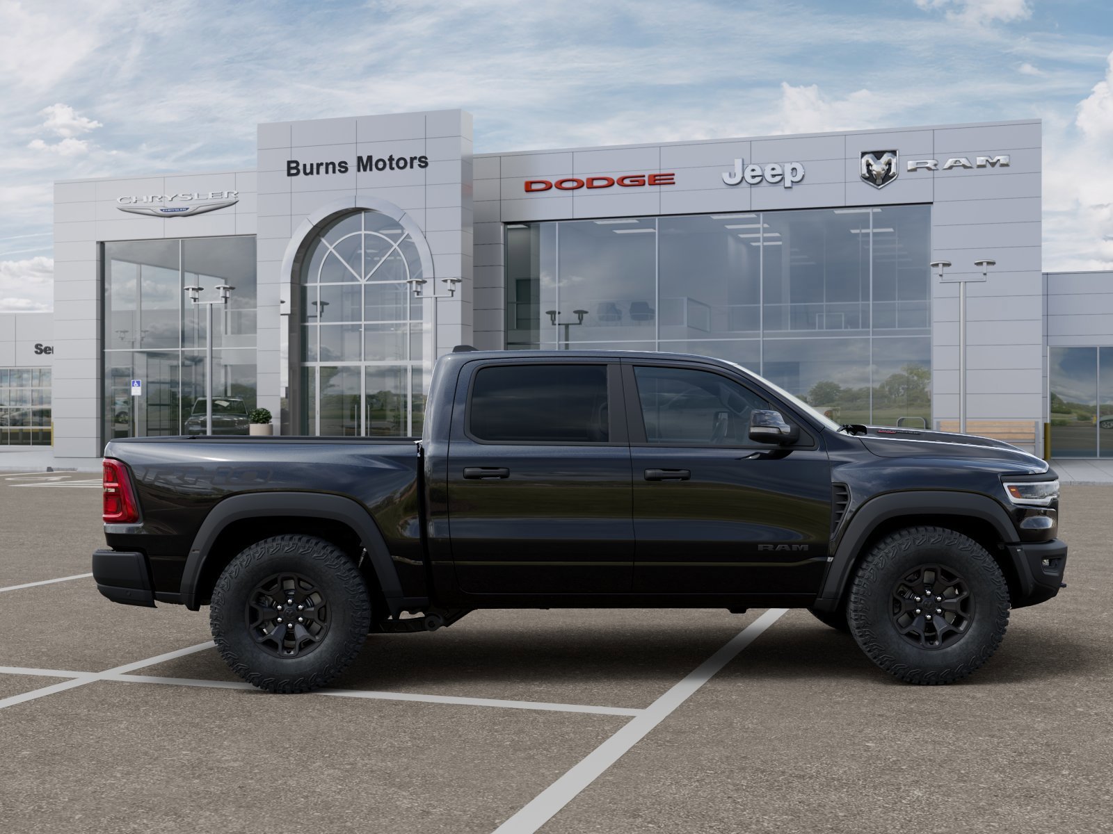 New 2026 Diamond Black Crystal Pearl-Coat Exterior Paint RAM RHO image 21