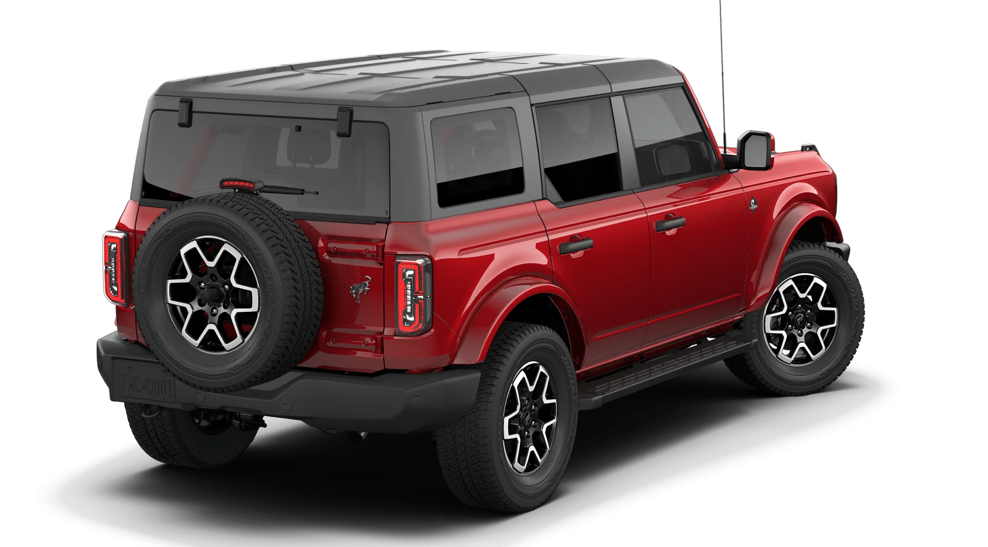 New 2026 Ruby Red Metallic Tinted Clearcoat Ford Outer Banks® image 3