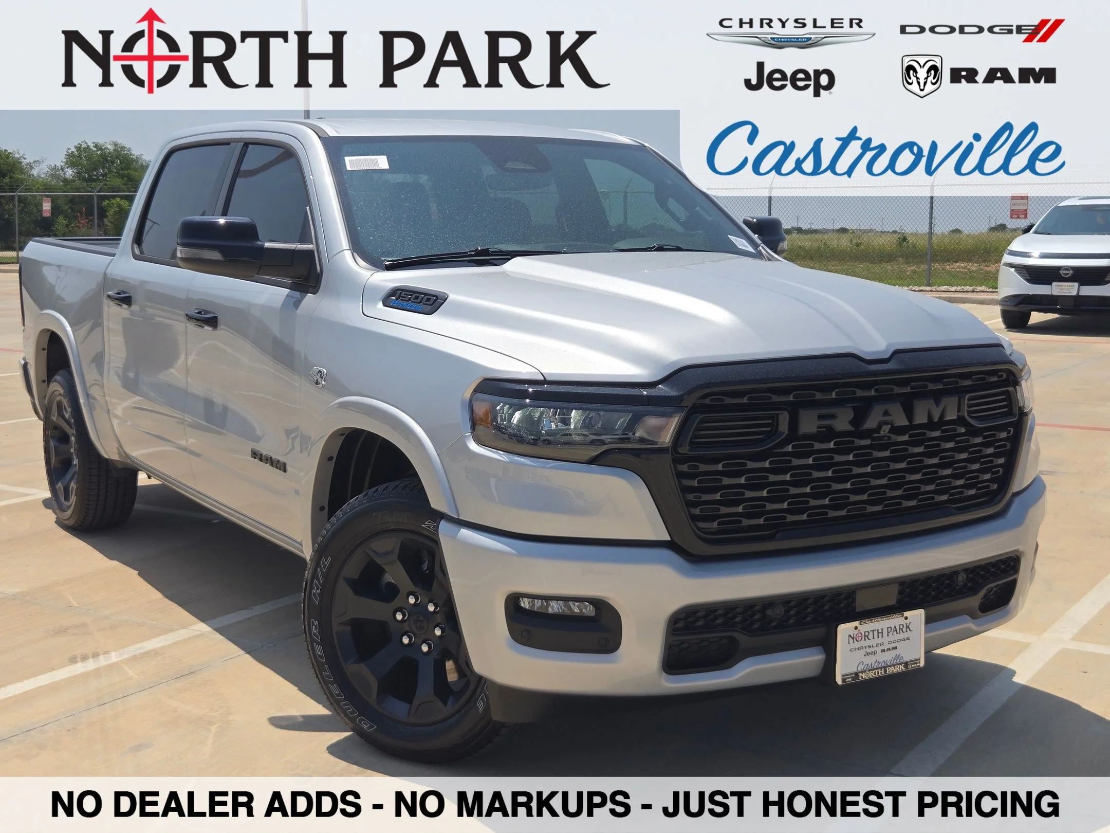 New 2026 Silver Zynith Exterior Paint RAM Big Horn/Lone Star image 1