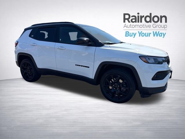 Used 2023 Bright White Clearcoat Jeep Altitude image 1