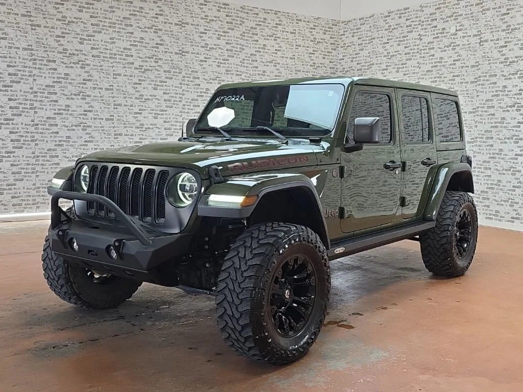 Used 2020 Sarge Green Clearcoat Jeep Unlimited Rubicon image 3