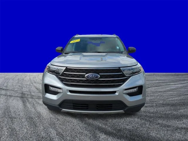 Certified Used 2021 Iconic Silver Metallic Ford XLT image 9