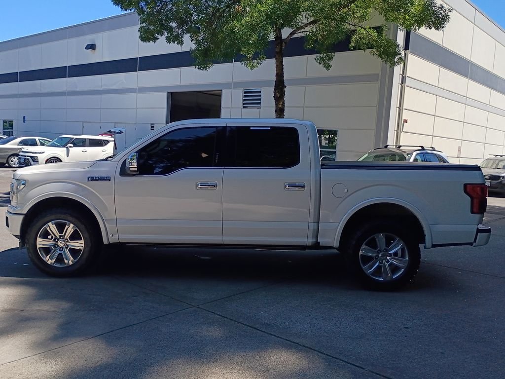 Used 2018 White Platinum Clearcoat Metallic Ford Platinum image 8