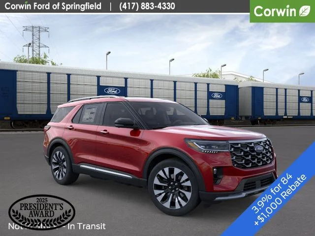 New 2026 Rapid Red Metallic Tinted Clearcoat Ford Platinum™ image 11