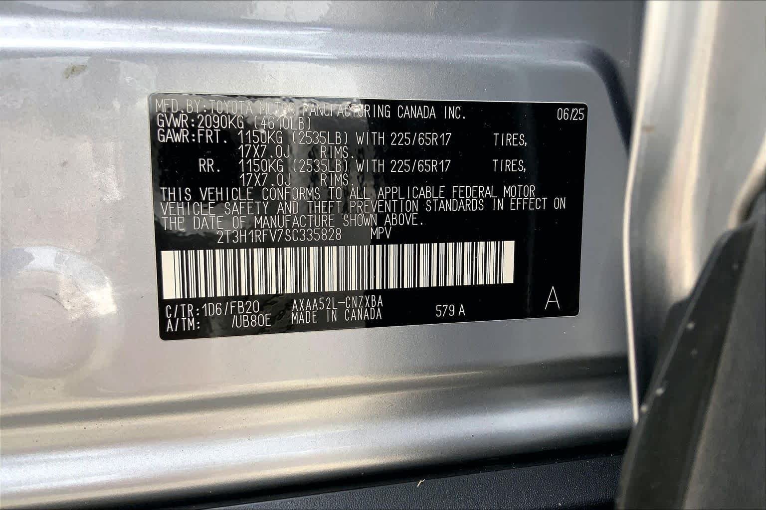 Used 2025 Silver Sky Metallic Toyota LE image 36