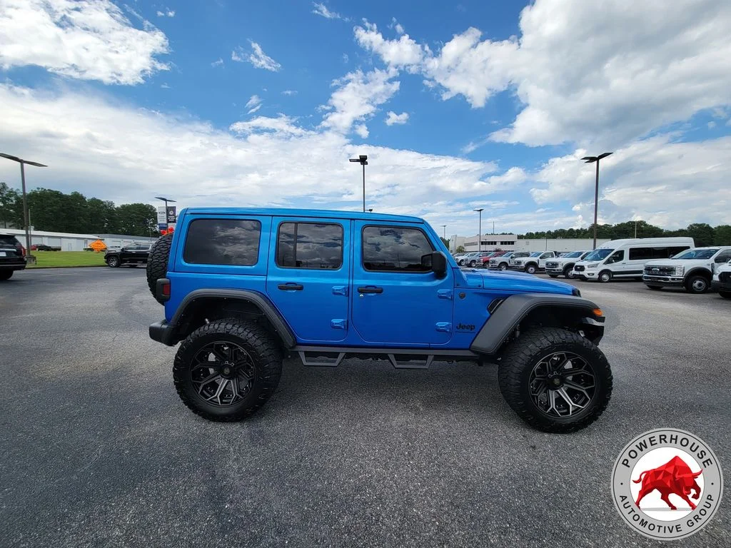 Used 2024 Blue Jeep Willys Wheeler image 6