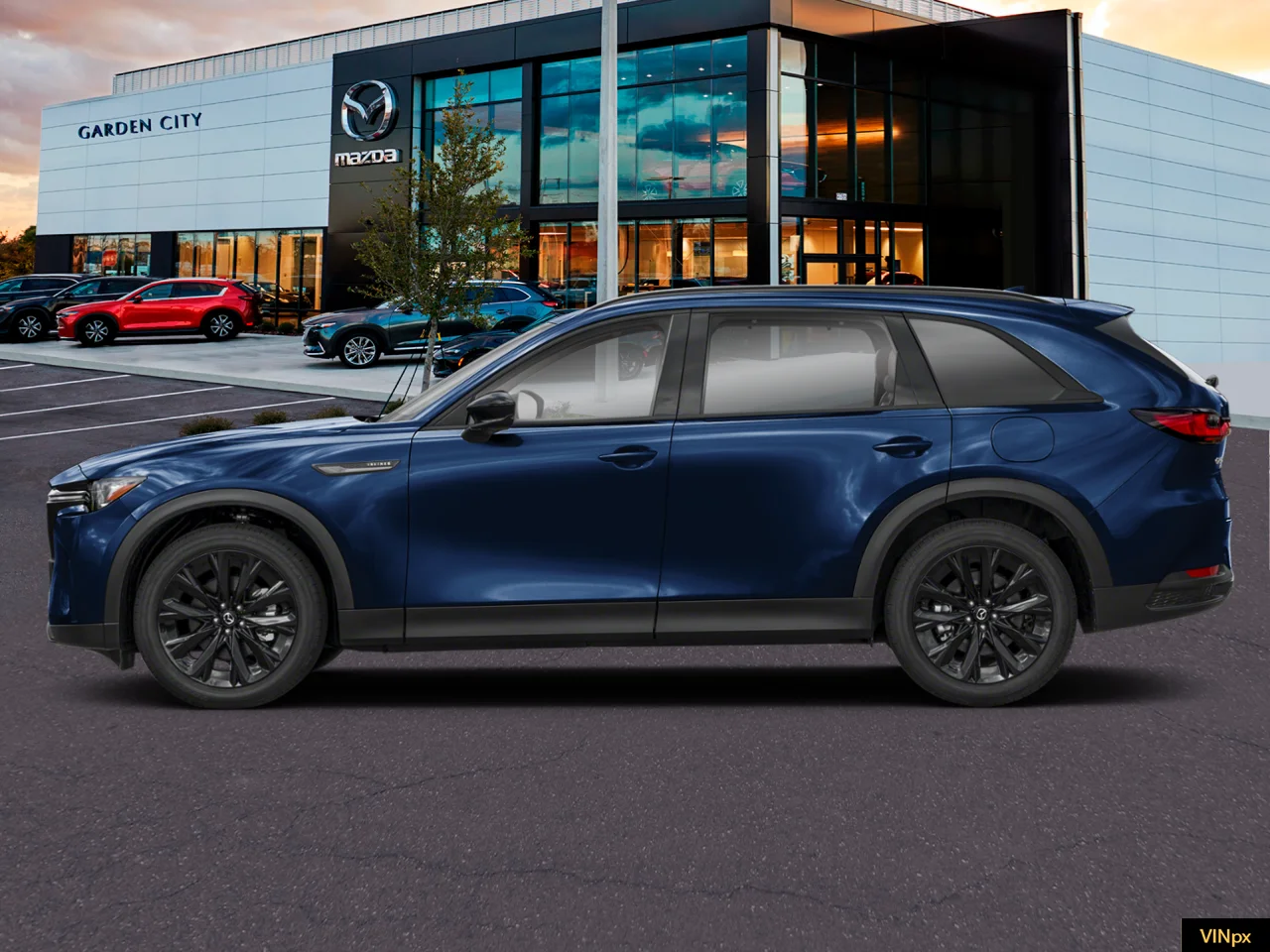 New 2026 Deep Crystal Blue Mica Mazda 3.3 Turbo Premium Sport AWD image 3