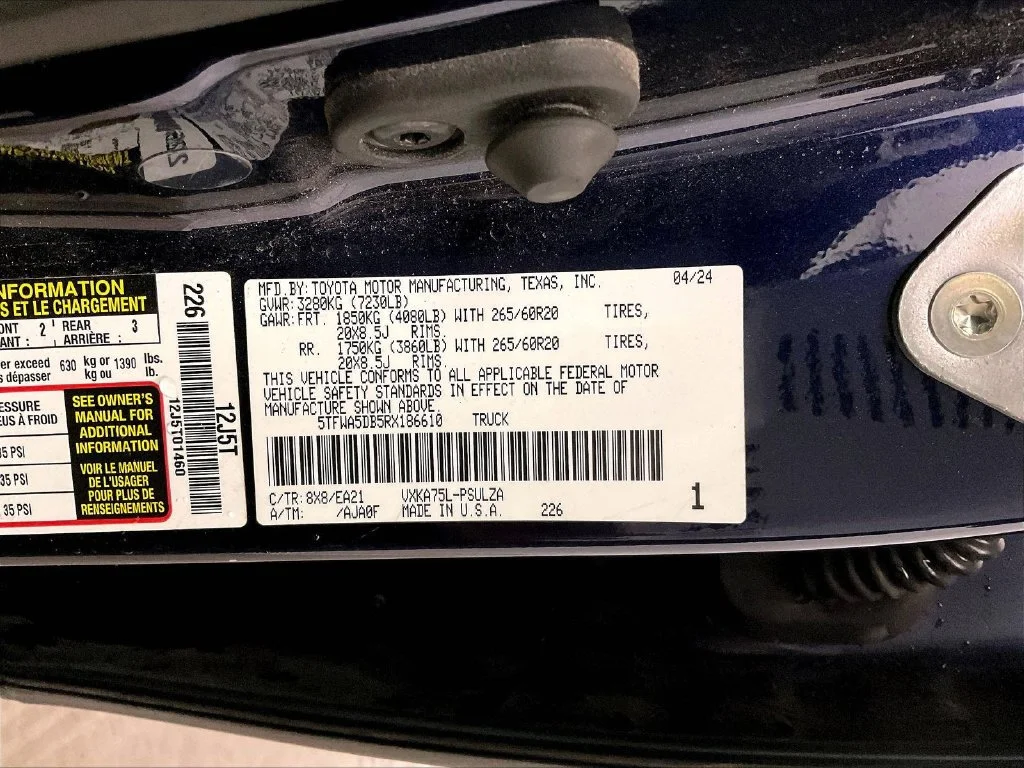Used 2024 Blue Toyota Limited image 40