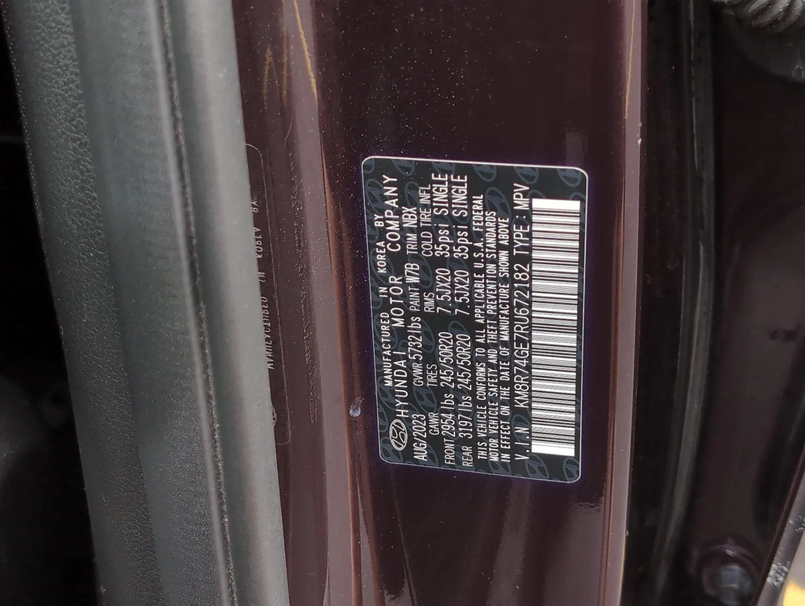 Used 2024 Sierra Burgundy Hyundai Calligraphy image 13