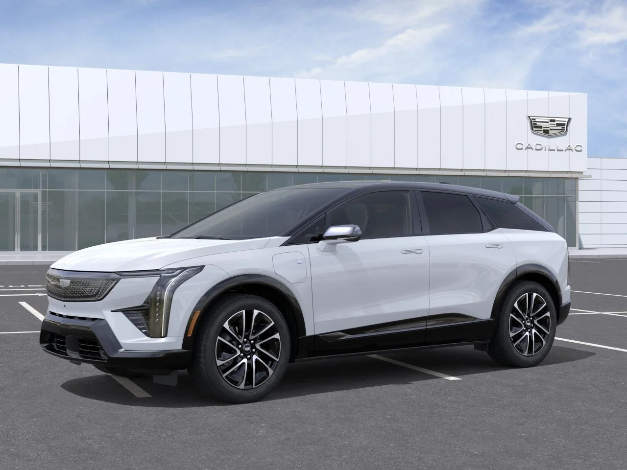 New 2026 Vibrant White Tricoat Cadillac Sport image 3