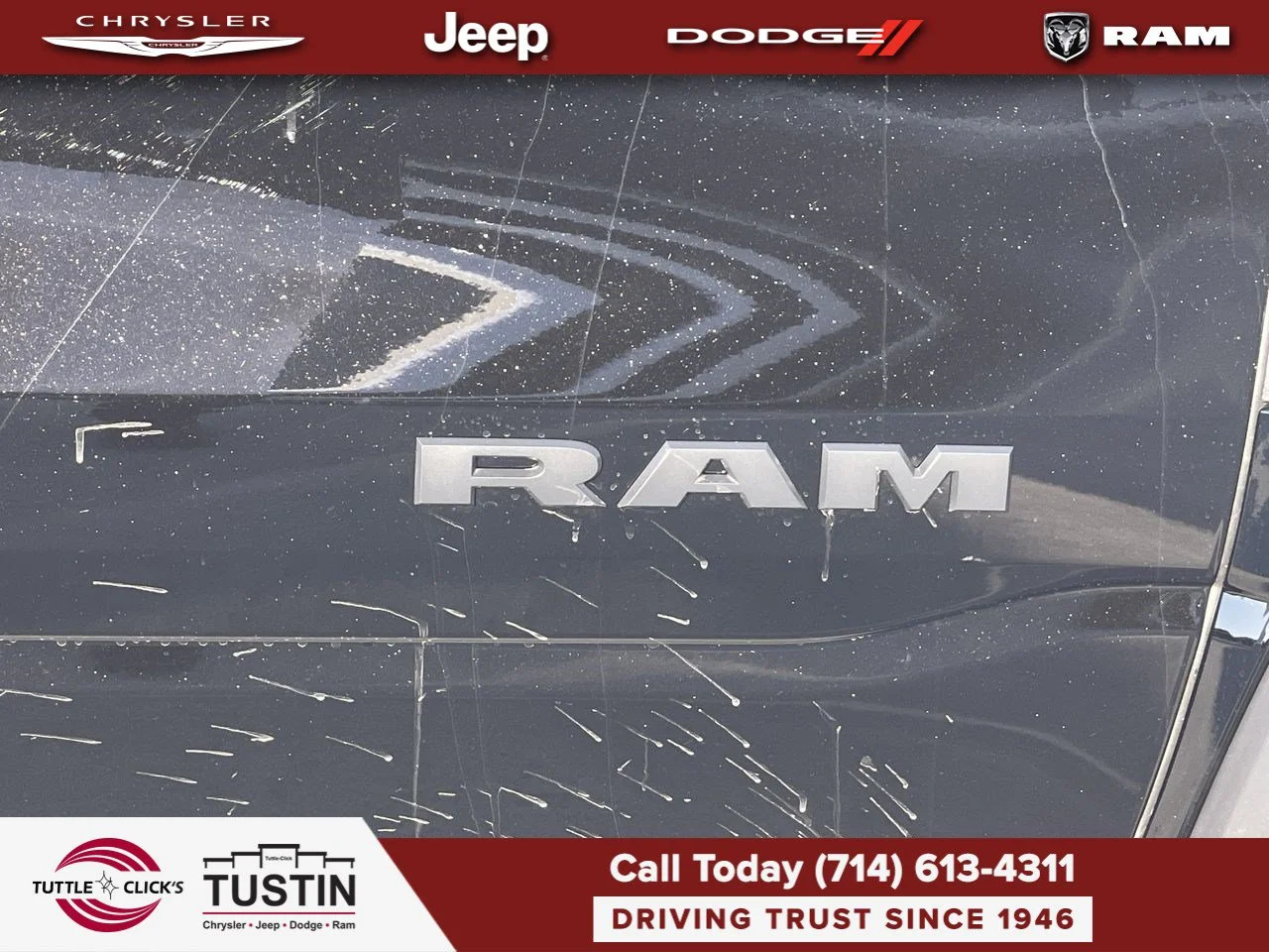 New 2026 Diamond Black Crystal Pearl-Coat Exterior Paint RAM RHO image 14