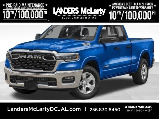 New 2026 Hydro Blue Pearl-Coat Exterior Paint RAM Big Horn/Lone Star image 13