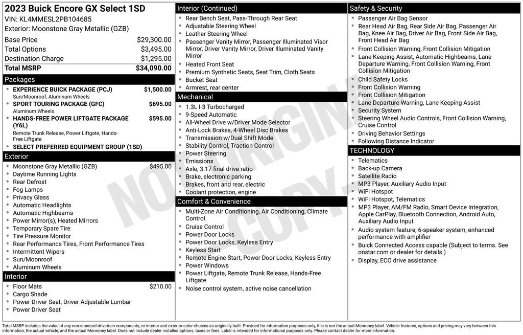 Certified Used 2023 Gray Buick Select image 25