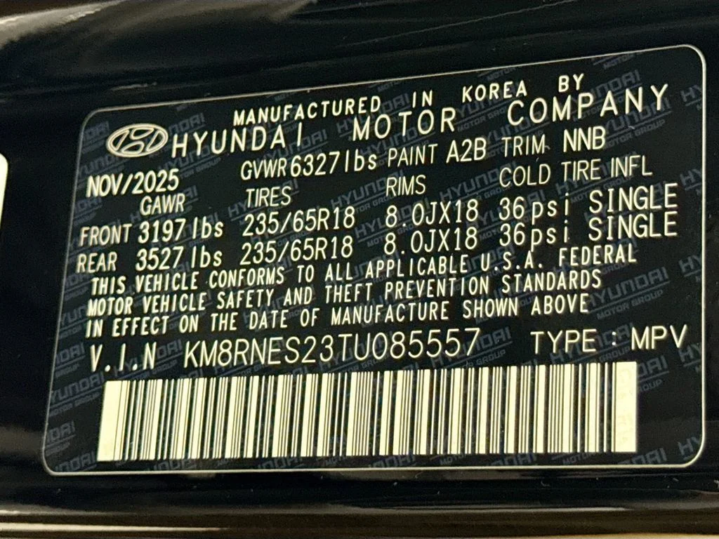 New 2026 Black Hyundai SEL Premium image 45