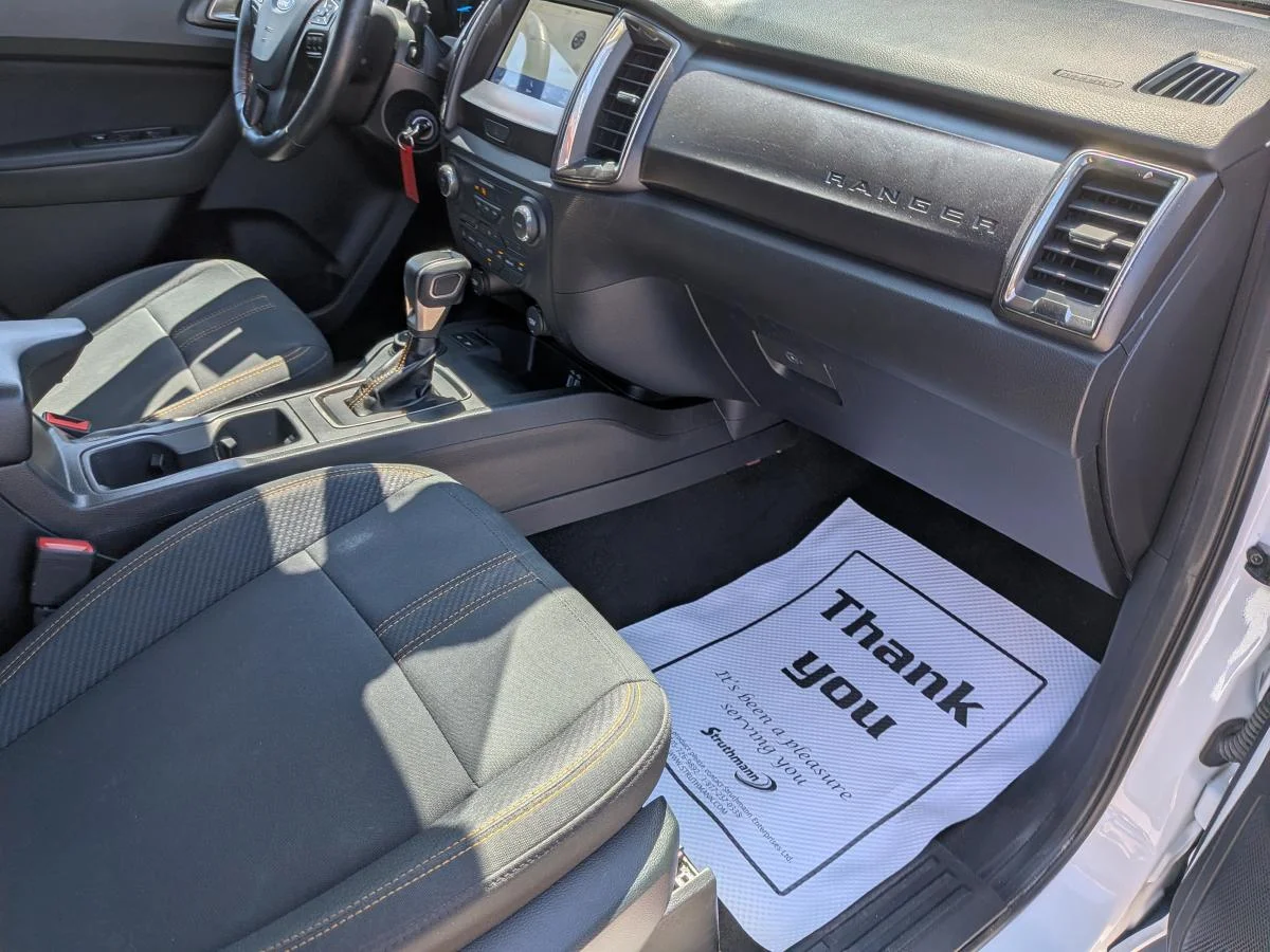 Used 2022 White Ford Xlt 4wd Supercrew 5 image 16
