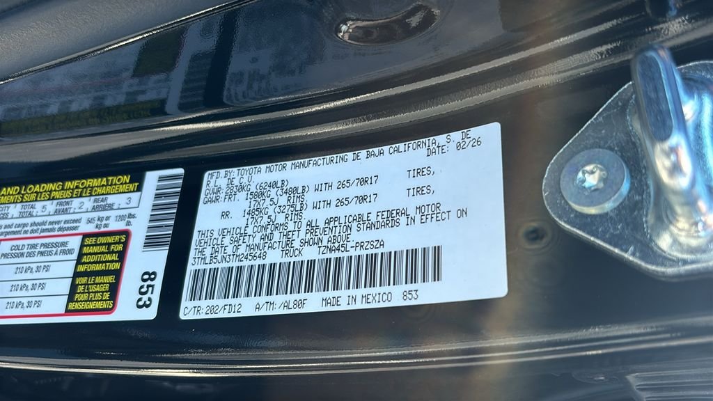 New 2026 Black Toyota  TRD Off-Road image 38
