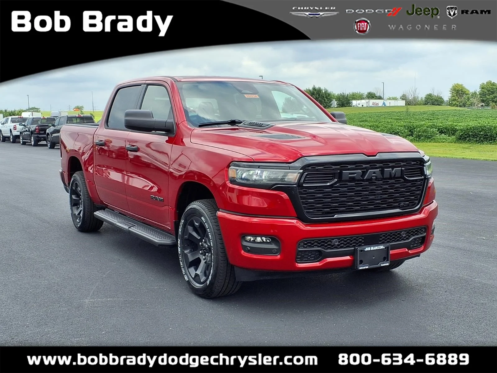 New 2026 Molten Red Pearlcoat RAM Express image 1
