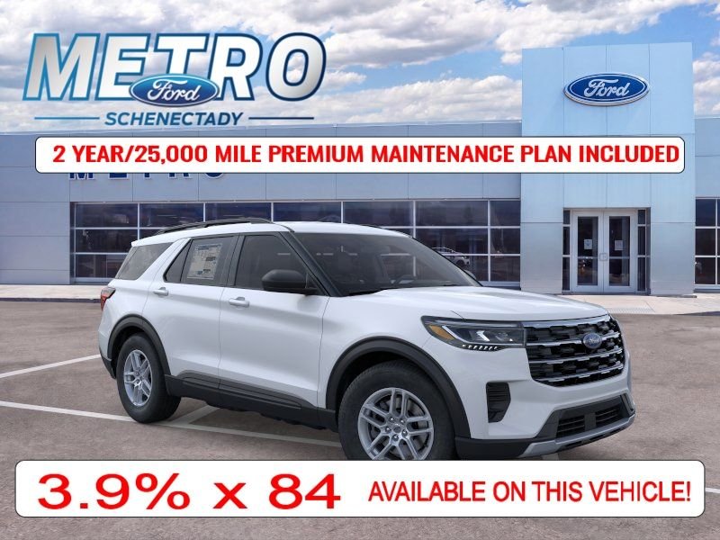 New 2026 Space White Metallic Ford Active image 1
