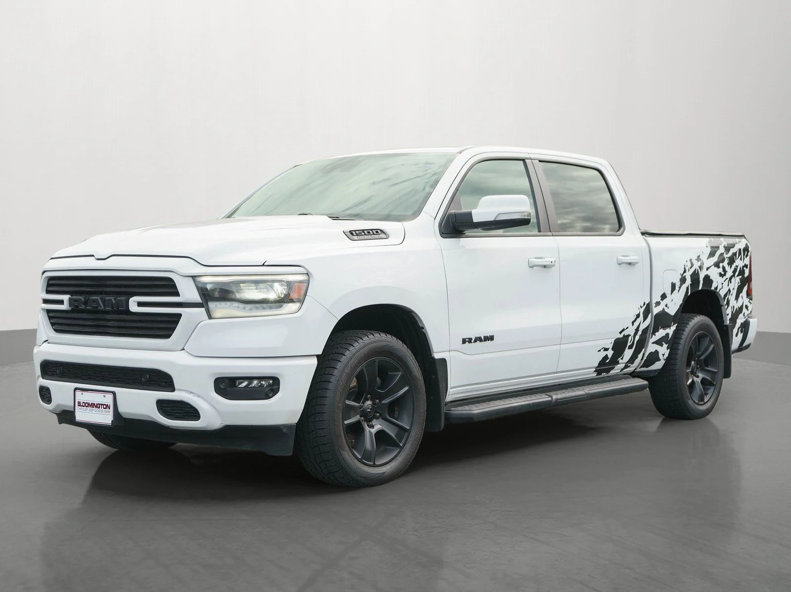 Used 2022 Bright White Clearcoat Ram Sport image 3