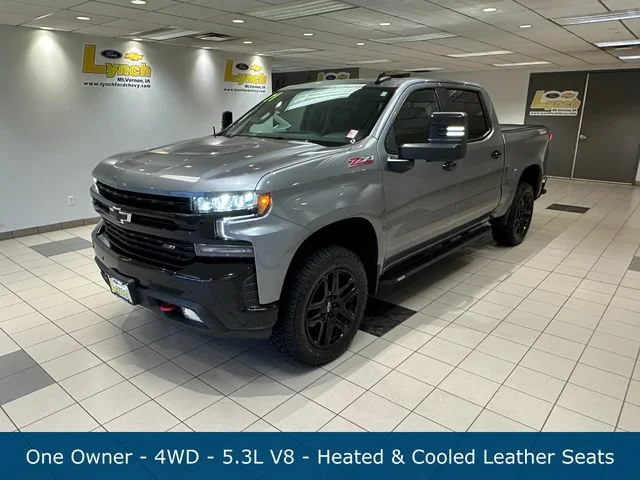 Used 2021 SATIN STEEL METALLIC Chevrolet LT Trail Boss image 2