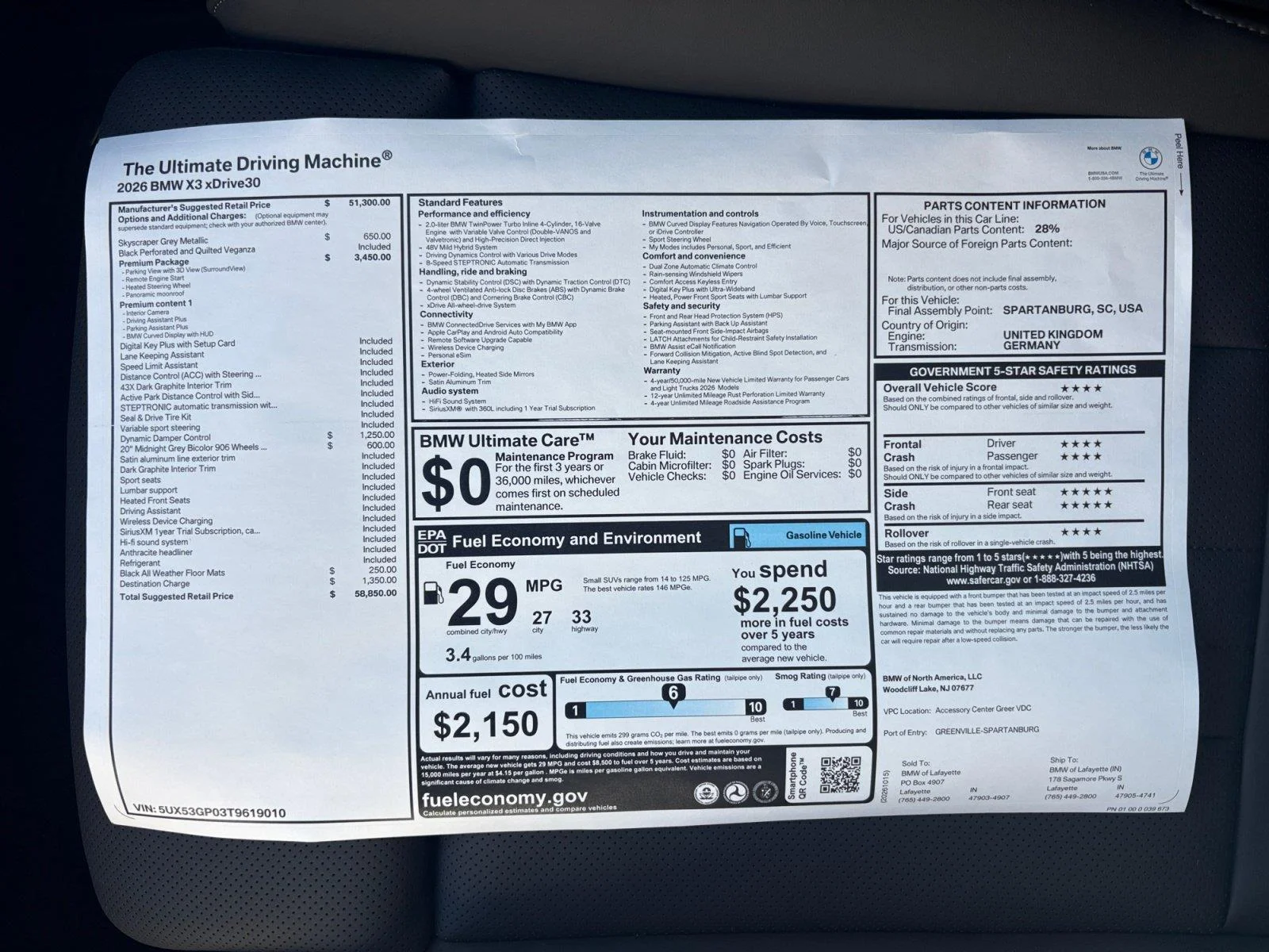 New 2026 Skyscraper Grey Metallic BMW 30 xDrive image 30