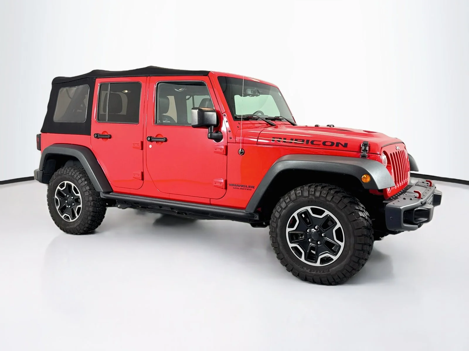 Used 2016 Firecracker Red Clearcoat Jeep Rubicon Hard Rock image 7