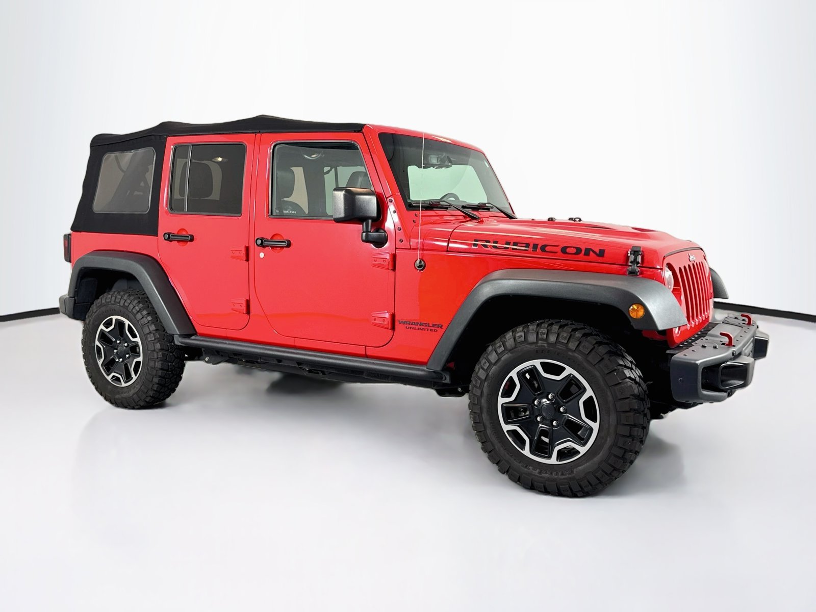 Used 2016 Firecracker Red Clearcoat Jeep Rubicon Hard Rock image 7