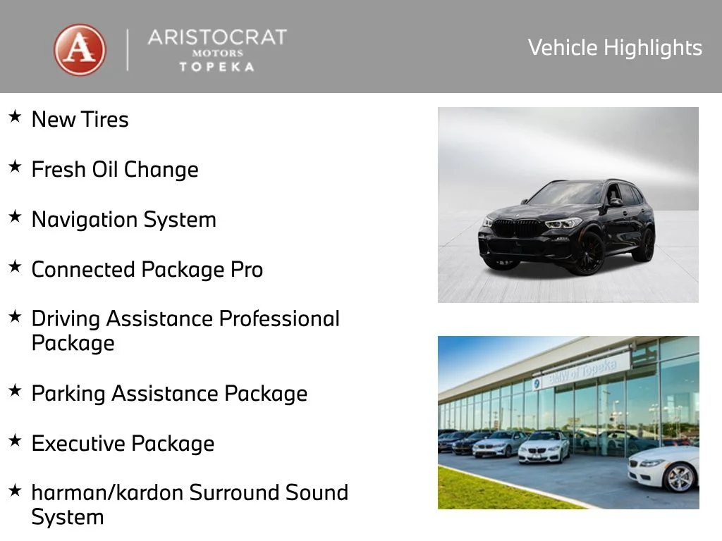 Used 2021 BMW X5 M50i with VIN 5UXJU4C02M9H14081 for sale in Kansas City