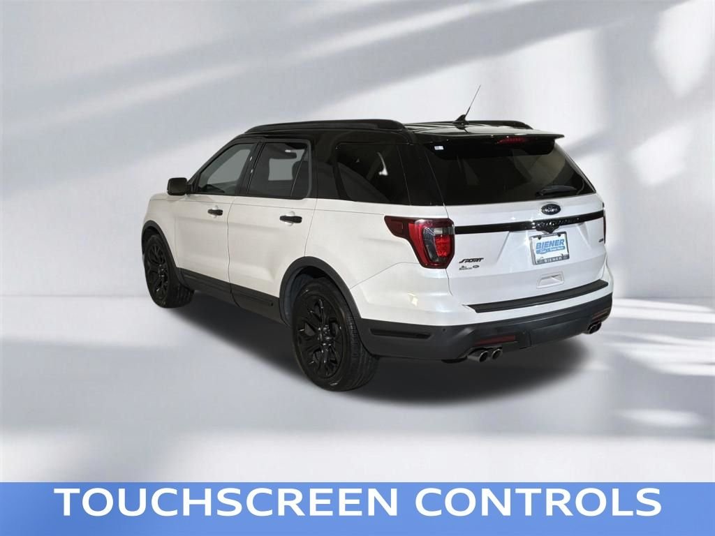 Certified Used 2019 White Platinum Clearcoat Metallic Ford Sport image 7