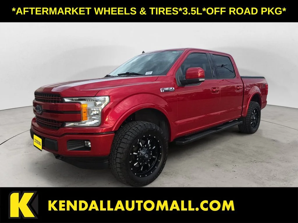 Used 2020 Red Ford Lariat image 1
