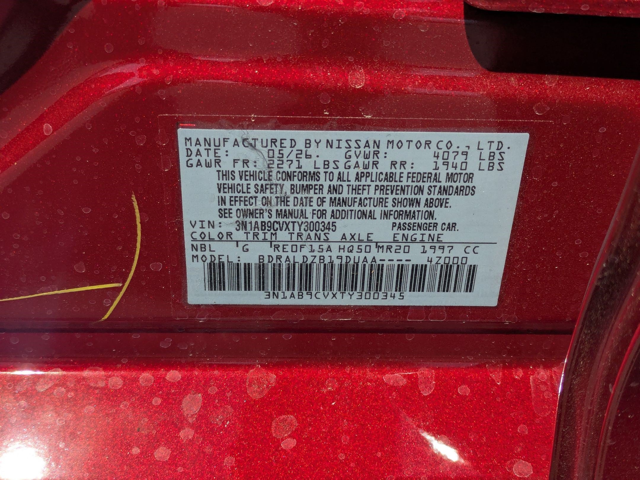 New 2026 Scarlet Ember Tintcoat Nissan SV image 16